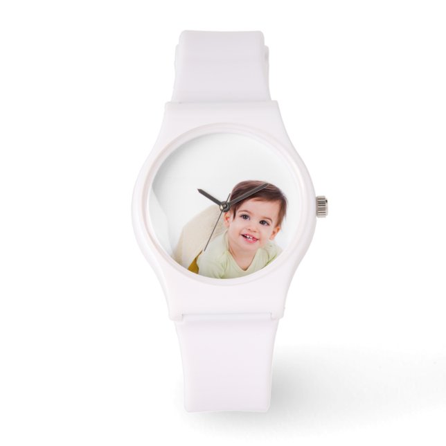 Créez votre propre montre sportive blanche personn (Recto)