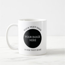 Créez votre propre Mug - 2 images rondes plus text