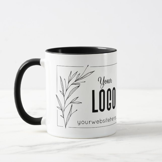 Créez votre propre Mug promotionnel d'entreprise (Gauche)