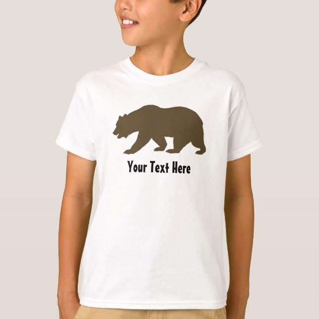 Créez votre propre nom d'ours drôle T-shirt (Devant)