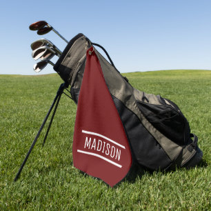Créez votre propre nom Serviette de golf personnal