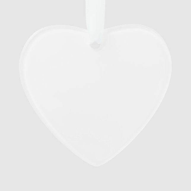 Créez votre propre ornement en forme de coeur (devant)