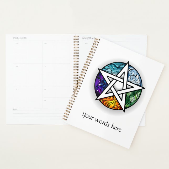 Créez Votre Propre Pentacle Élemental (Devant avec enveloppe)