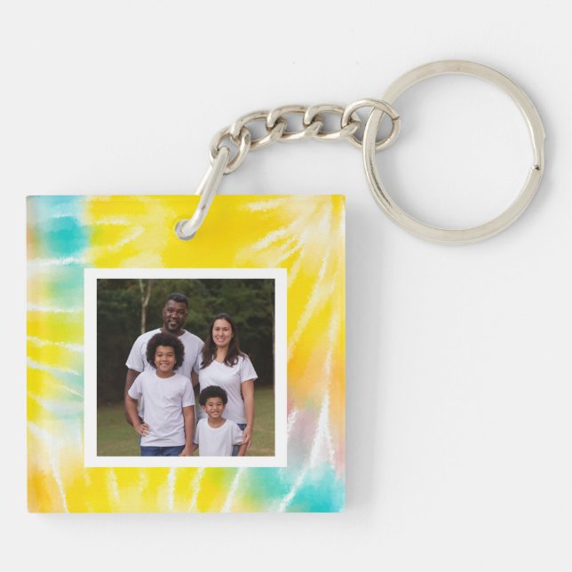 Créez votre propre photo Bright Tie Dye Porte - cl (Dos)