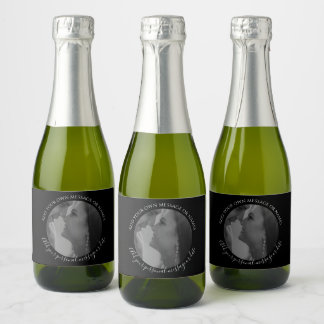Créez votre propre photo Mini Étiquette de vin mou