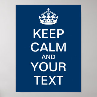 Créez Votre Propre Poster "Keep Calm & Carry On" !