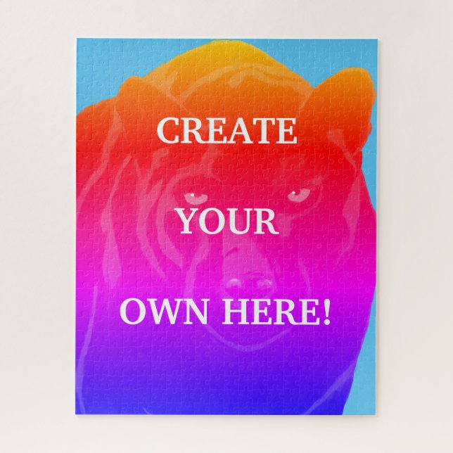 Créez votre propre puzzle photo cadeau (Vertical)