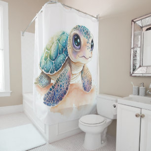 Créez Votre Propre Rideau De Douche Avec Tortue Bé