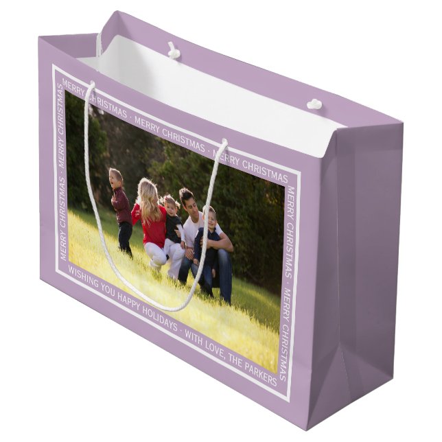 Créez votre propre sac cadeau de lavande de Noël ! (Devant Angle)