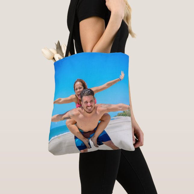 Créez votre propre Sac fourre-tout photo unique (De près)