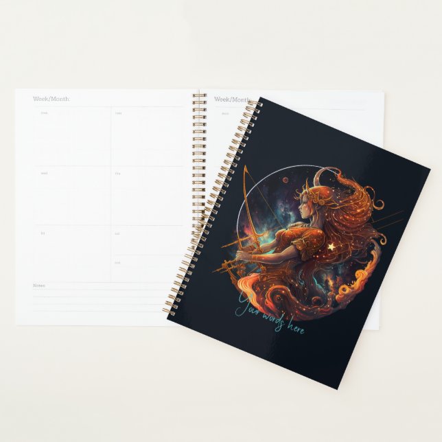 Créez votre propre Sagittaire céleste Zodiac (Devant avec enveloppe)