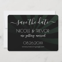Créez Votre Propre - Save The Date Rayures Ombre