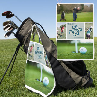 Créez votre propre serviette de golf photo