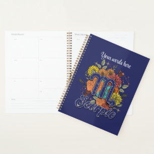 Créez votre propre starry Floral Scorpio Zodiac