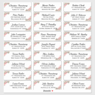 Créez votre propre Sticker d'adresse invité Mariag