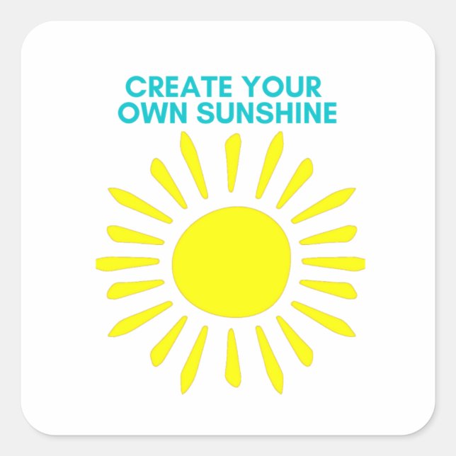 Créez votre propre Sticker Sunshine (Devant)