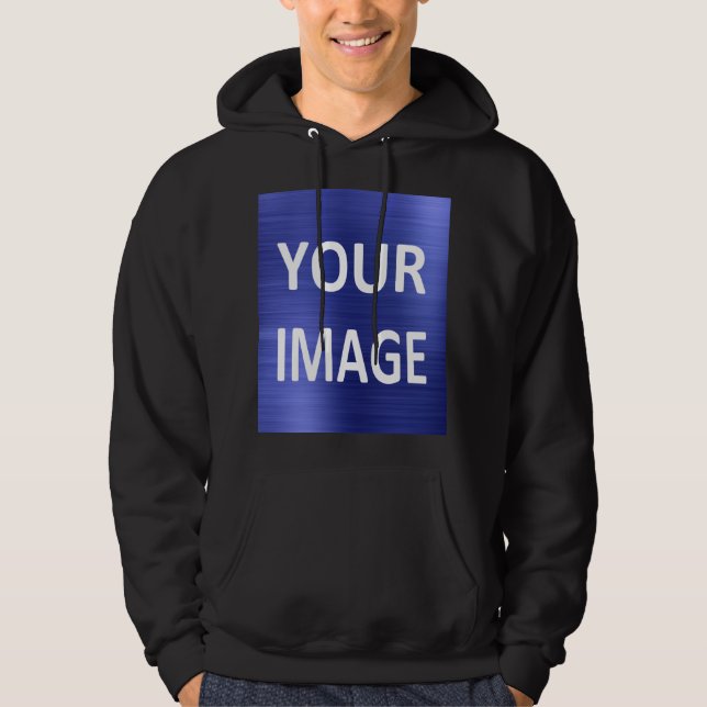 Créez votre propre Sweat - shirt à capuche noir ma (Devant)