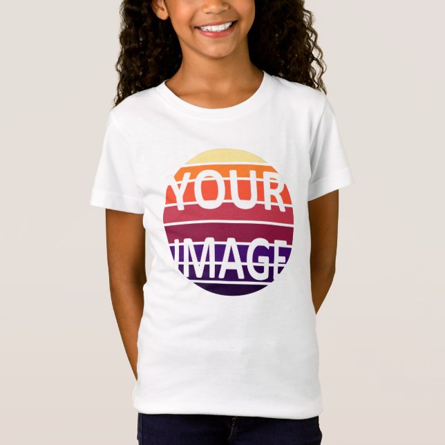 Créez votre propre T-shirt blanc personnalisé (Devant)