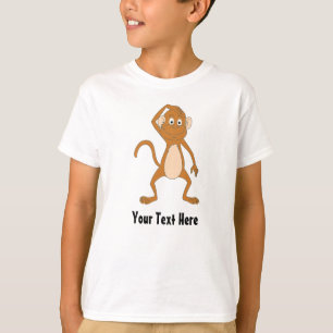 Créez votre propre T-shirt de singe-caricature am
