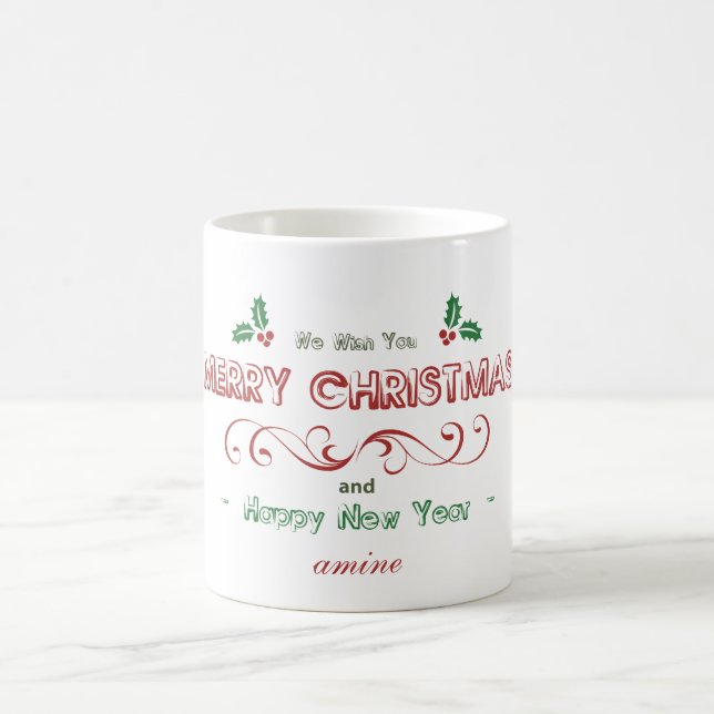 Créez votre propre tasse de Noël de famille de Noë (Centre)