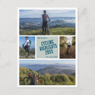 Créez votre propre vélo photo Carte postale
