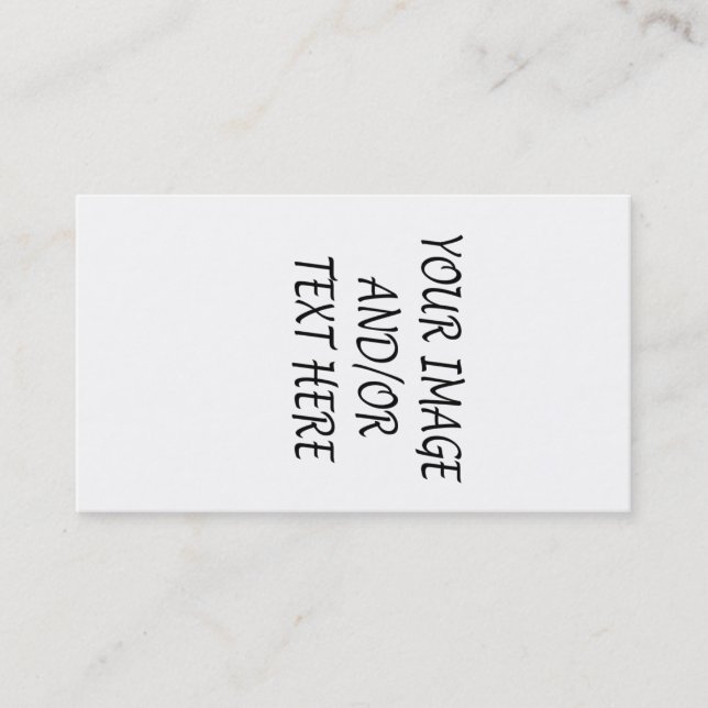 Créez votre propre verticale de carte de visite (Devant)