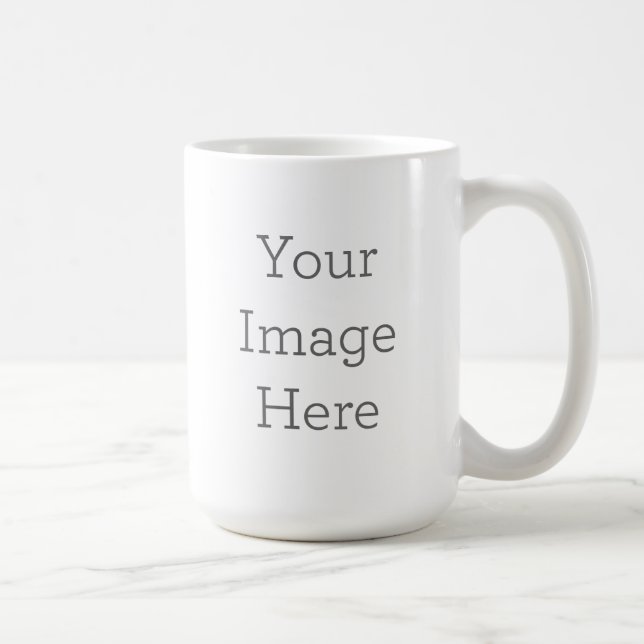 Tasse blanche classique, 444 ml (Droite)