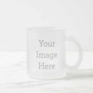 Créez votre  tasse en verre givré de 296 ml