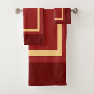 CRÈME BANDÉE SUR ROUGE SOMBRE