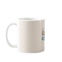 Creme Beige Blau Bücher Schleife Band