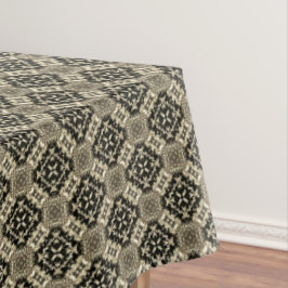 Creme Beveled Diamonds Pattern Tablecloth Tischdecke