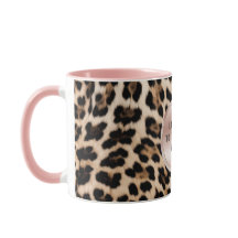 Creme Black Brown Leopard Blush Pink