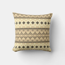 Creme Braun und Beige gemustert