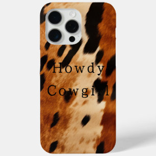 Creme Brown Cowhide Case-Mate iPhone Hülle