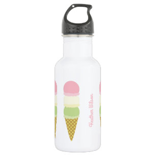 Crème de glace Cone Cute Kids Bouteille d'eau ave