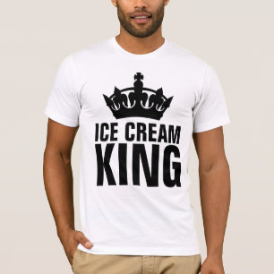 CRÈME DE GLACE KING mens dad T-SHIRT