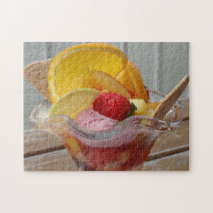 Crème de glace Sundae puzzle photo