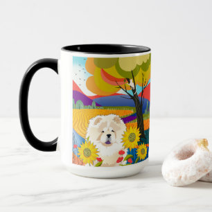 CRÈME DE LA CROP -Chow- classique mug choisir la c