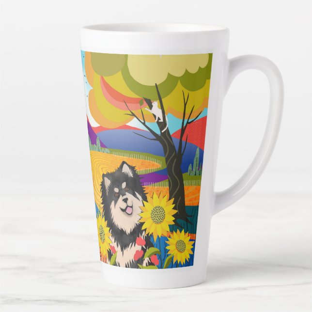 CRÈME DE LA CROP Crème Lapphund Mug Finlandais (Droite)