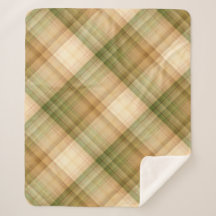 Crème de marguerite d'automne et Plaid vert