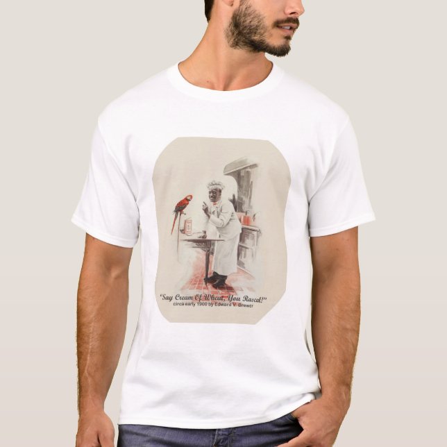 Creme der Weizen-Gebrauchsgrafik-T - Shirts #4 (Vorderseite)