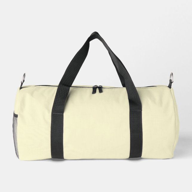 Creme Duffle Bag (Rückseite)