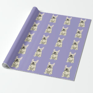 Creme-Französische Bulldogge, Geschenkpapier