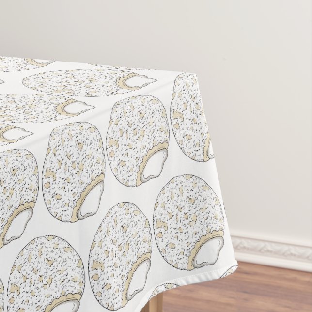 Creme gefüllt, gepulst Zucker Donut Doughnut Food Tischdecke (Beispiel)