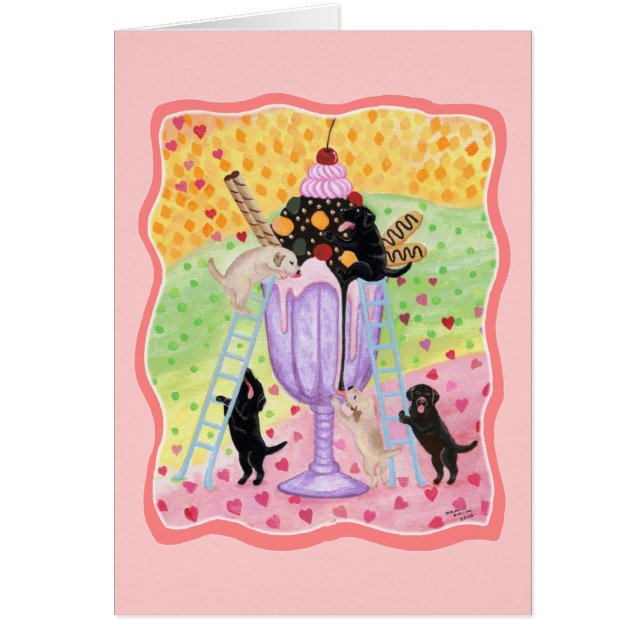 Crème glacée Labradors (Devant)