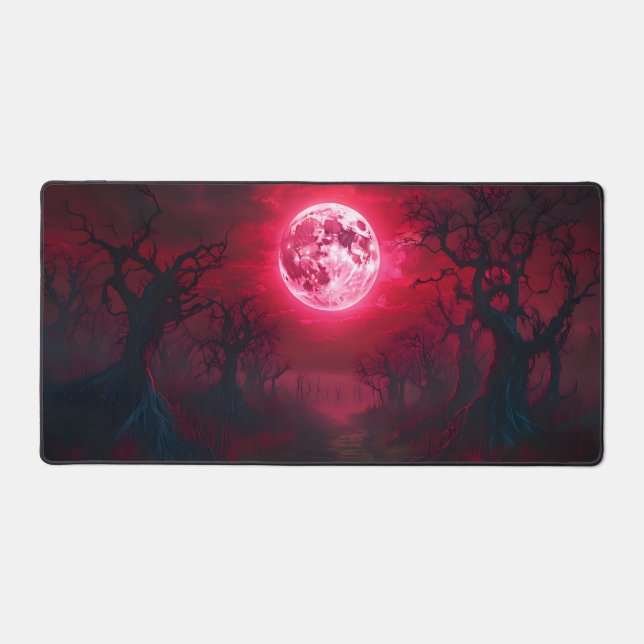 Crème gothique Lune Bureau Mat - Imaginaire foncé  (Recto)