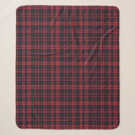 Creme Kariert und Ribbon Weihnachten Sherpadecke