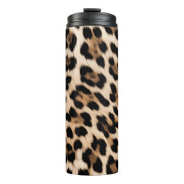 Creme Leopard Thermosbecher