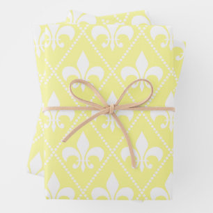 Creme Lilie Geschenkpapier Set
