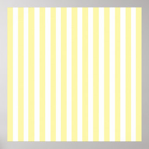 Creme Modern Stripes Poster
